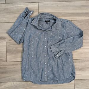 GAP Boyfriend Fit Chambray Star Shirt